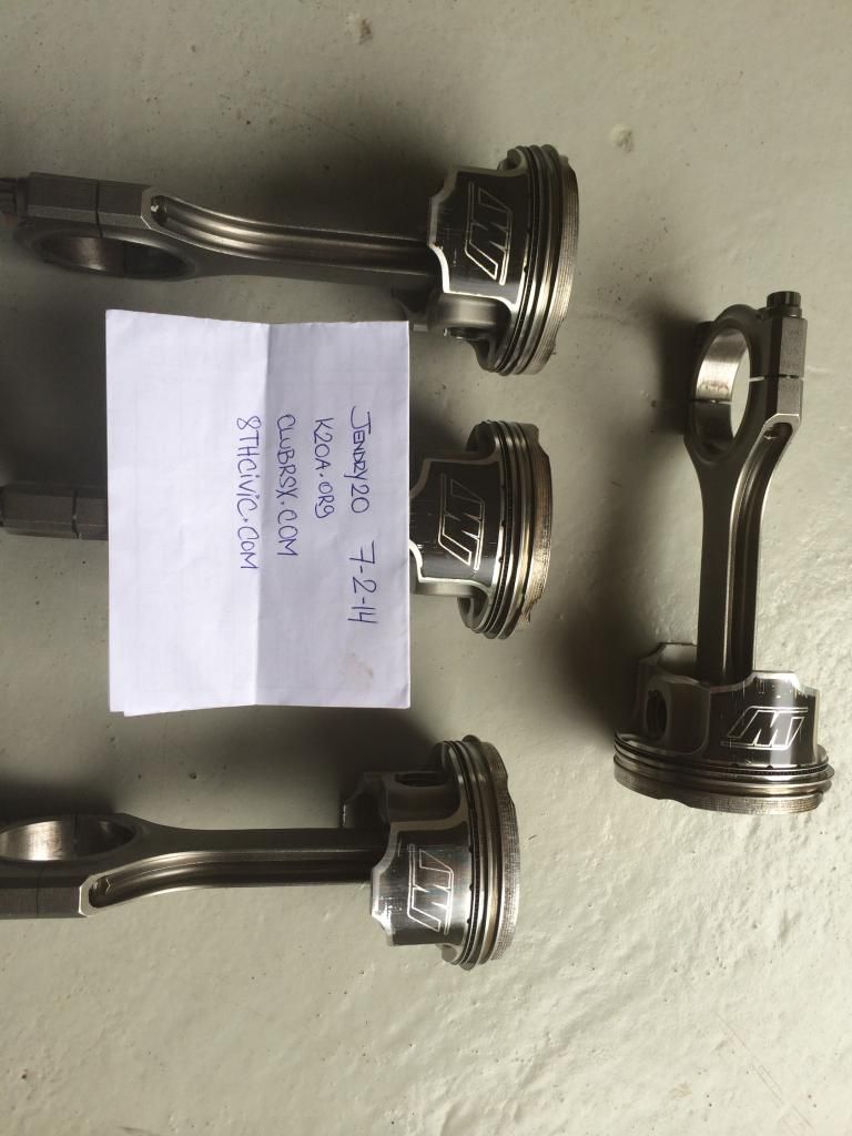 GA Wiseco pistons and eagle rods 8th Generation Honda Civic Forum